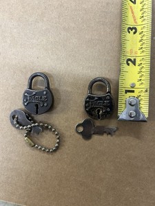 Harder to find Tiny, Small Vintage Eagle Padlocks for a Gumball Peanut Machine
