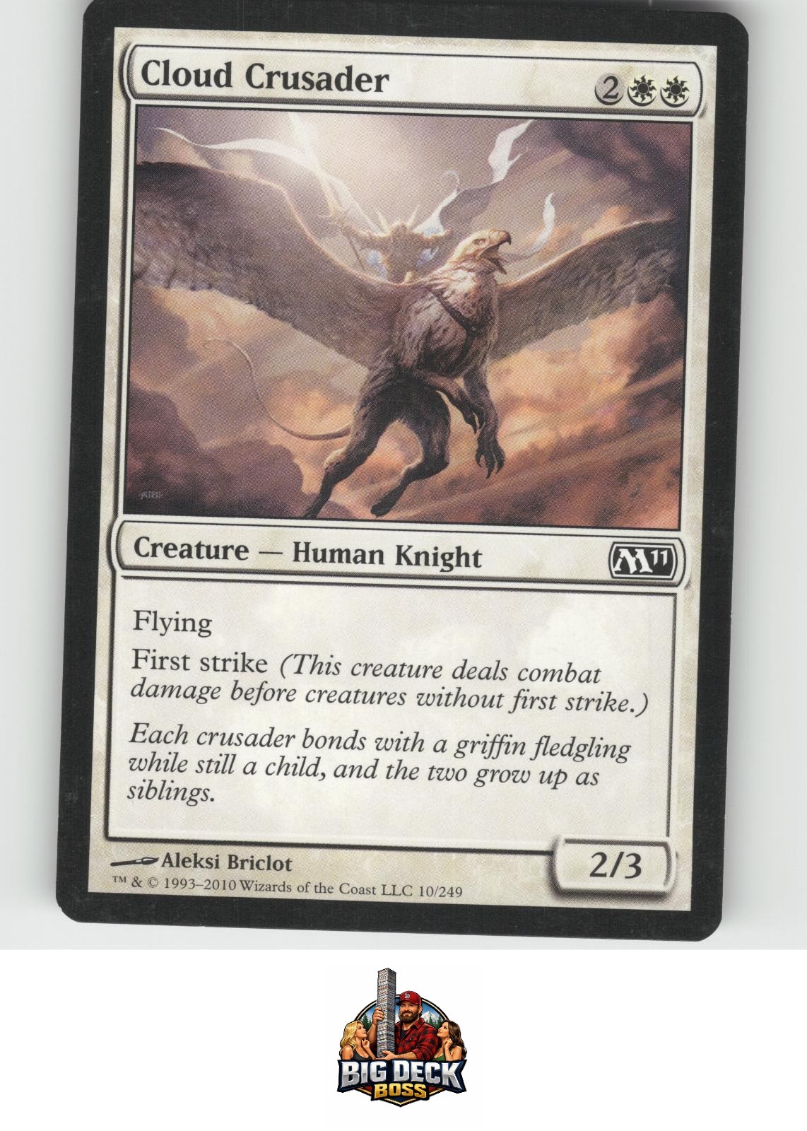 Cloud Crusader Magic 2011 (M11) Common 10 MTG Lightly Played