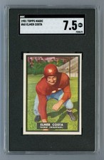 1951 Topps Magic #60 Elmer Costa SGC 7.5 NM+ #7528675 **UNRUBBED**