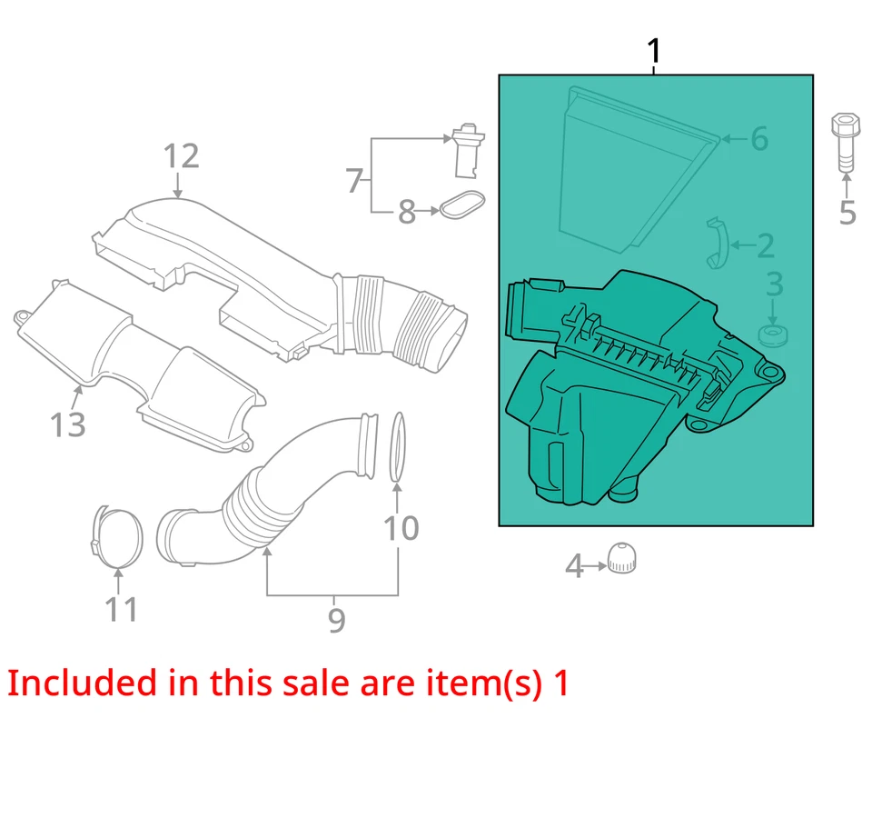 (LOCAL PICKUP ONLY) Air Cleaner 2.0L 28i Fits 12-15 BMW X1 2027314 Foto 3 de 4