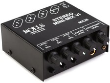 Rolls MX28 Stereo Mini-Mix VI 3-channel Stereo Line Mixer