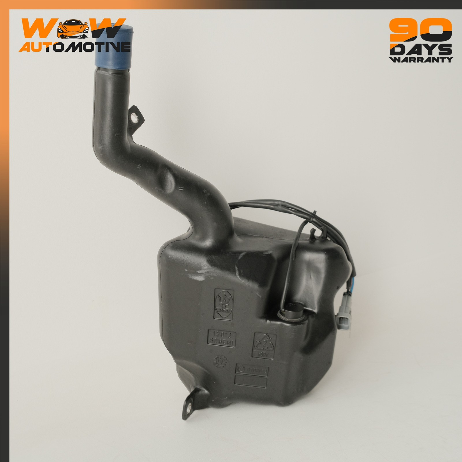 08-19 MASERATI GRANTURISMO S FRONT WINDSHIELD WASHER BOTTLE TANK PUMP OEM