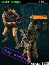 1/35 MACV-SOG Vietnam War Special Forces Resin Figure Set Top Secret Recon Team