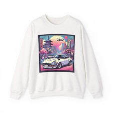Datsun 240Z Crewneck Sweatshirt JDM Fairlady Z Classic Car Retro Pullover