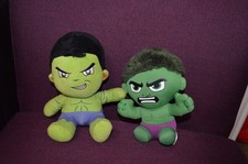 2 TY Beanie Baby Avengers 6" HULK Marvel Plush E6