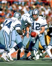 ROGER STAUBACH and ROBERT NEWHOUSE Dallas Cowboys Photo Picture 8x10 11x14 - V10