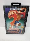 Sega Genesis Sonic the Hedgehog 2 1992 Game with Case & Insuctions Booklet