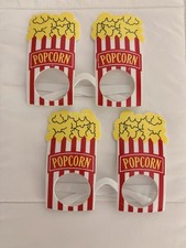 POPCORN BUCKETS GLASSES BOYS GIRLS DRESS UP COSTUME HALLOWEEN