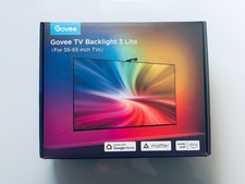 Govee TV Backlight 3 Lite RGBIC Lights For 55-65 inch TVs Open Box, Ships Free