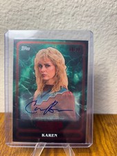 2025 TOPPS STRANGER THINGS CARA BUONO/KAREN WHEELER AUTOGRAPH CARD /99 GREEN