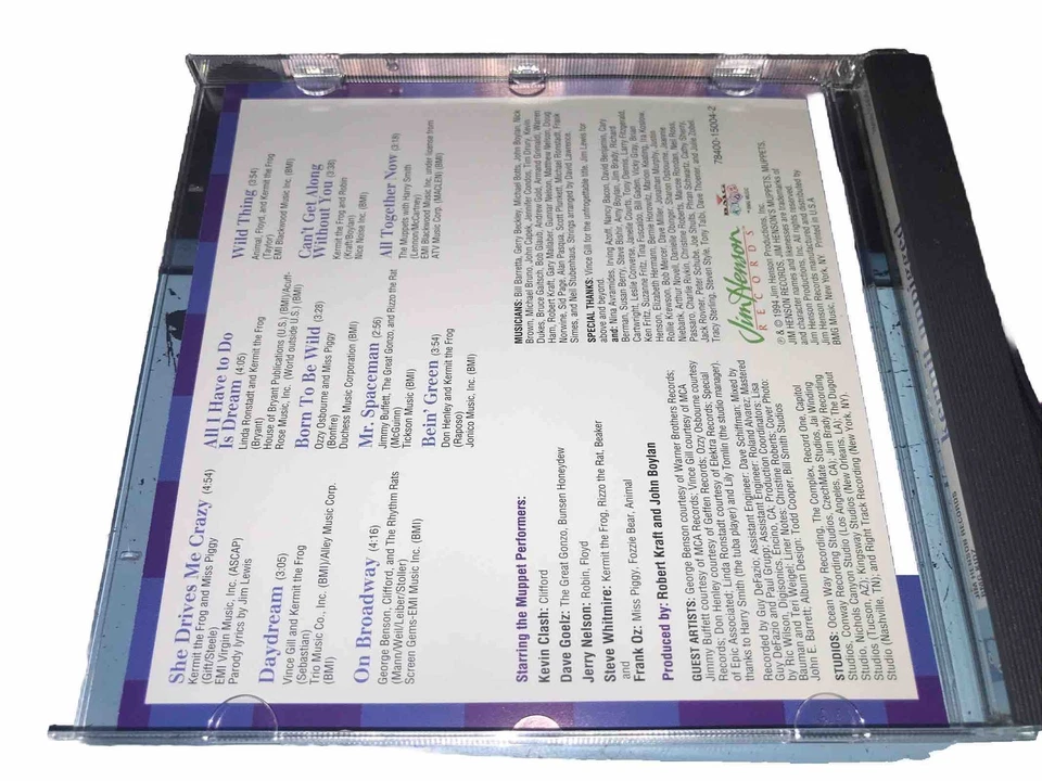 Kermit Unpigged Cd The Muppets Jim Henson Records Foto 3 de 4