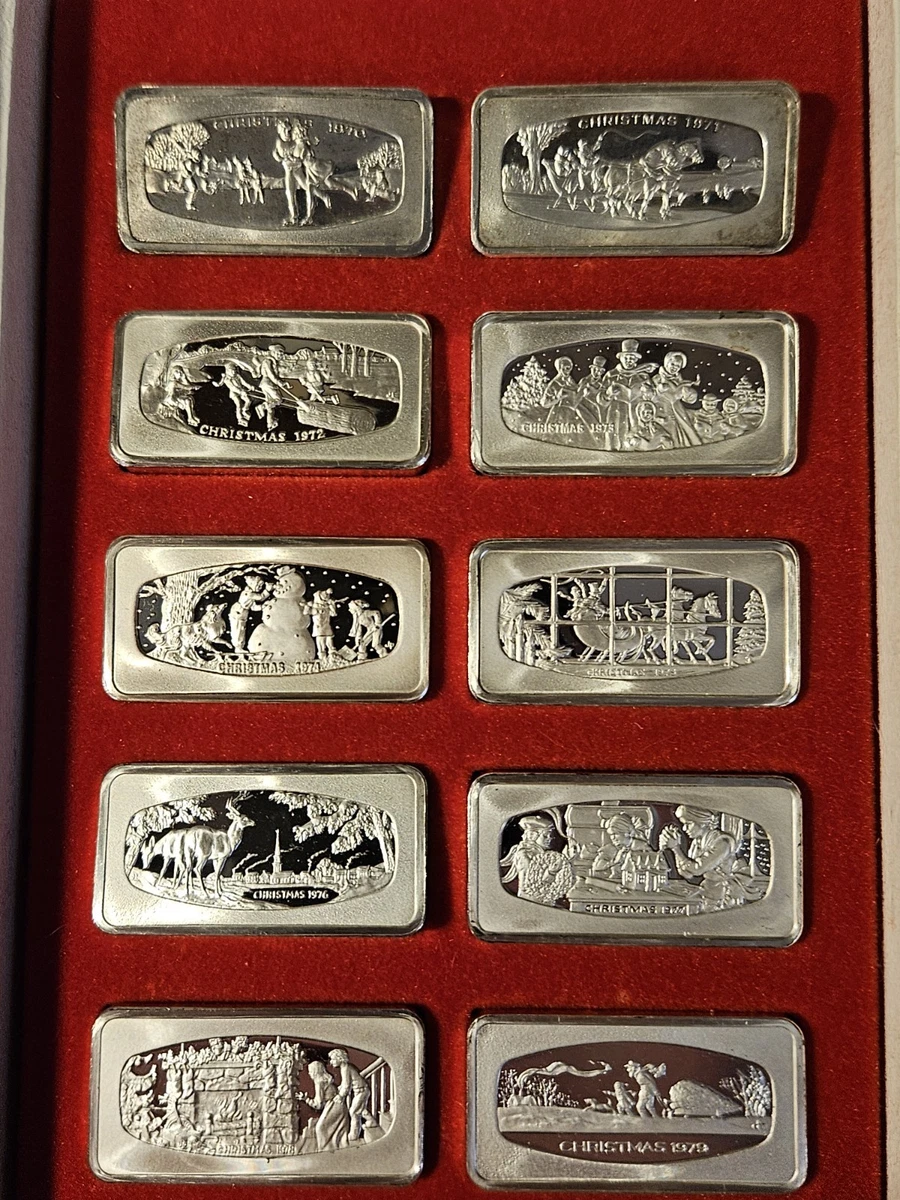 franklin mint christmas ingot products for sale | eBay