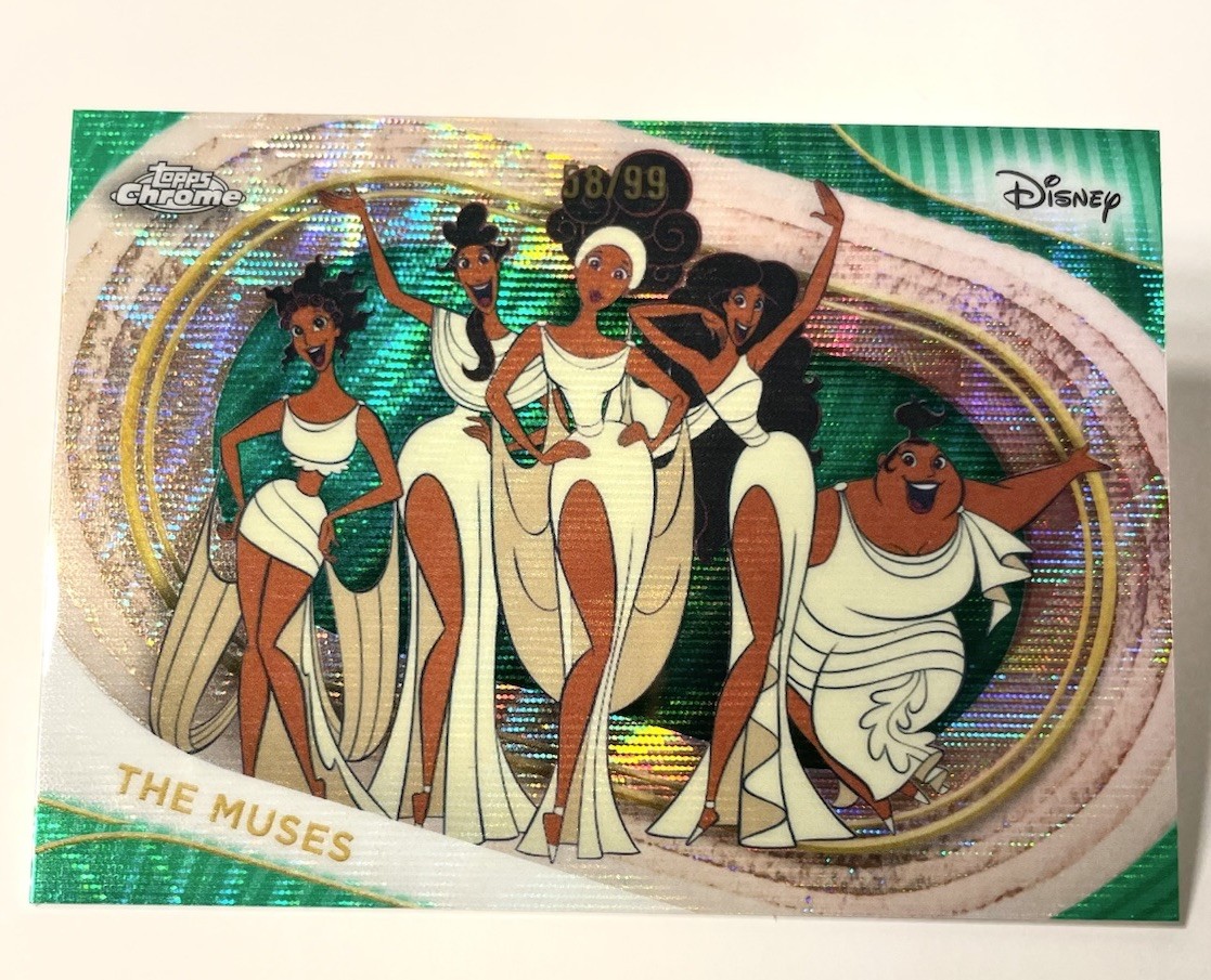 The Muses 2025 Topps Chrome Disney #48 Hercules  /99
