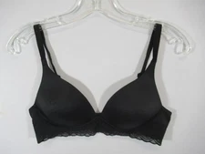 Warners Cloud 9 Bra 34B Black Comfort Lightly Lined Wireless ro5691a