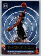 2019-20 Donruss Optic #8 Giannis Antetokounmpo T-Minus 3, 2, 1,