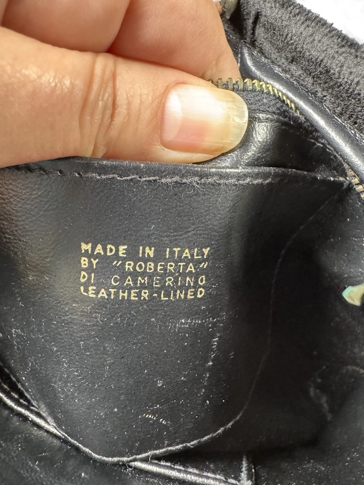 Roberta di Camerino Velvet Handbag Vintage Made in Italy **READ** - Image 3 of 4