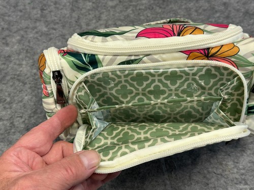 Lug Mini Trolley Tasche Kosmetik Kulturbeutel Reisekoffer Reißverschluss Top Griff Floral - Bild 5 von 6