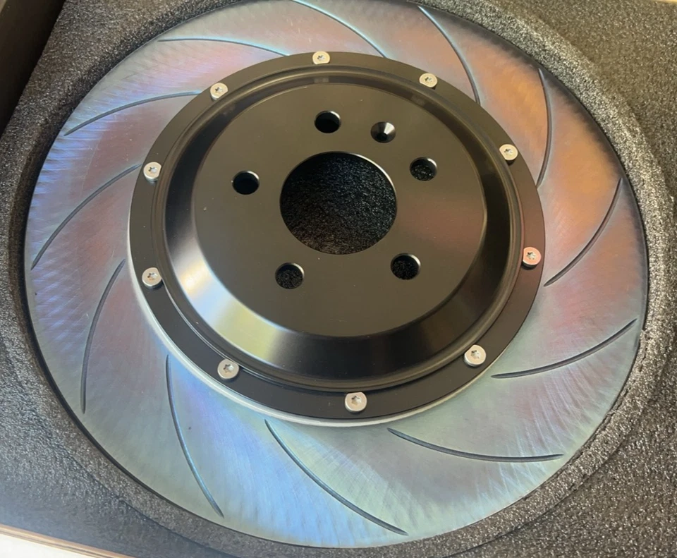 2X KPR BRAKES HEAT TREATED SLOTTED ROTOR 355 X 32mm Replacement for AP Racing - Image 2 of 3