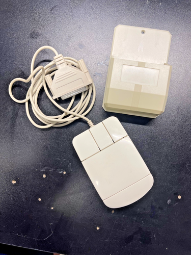 VINTAGE POWERSOURCE KEYCAT DB25 3 BUTTON SERIAL MOUSE FOR IBM PC ...