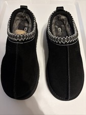 UGG Tazz II Black Suede Slipper Women  s Shoe Size 10 Black 1122553