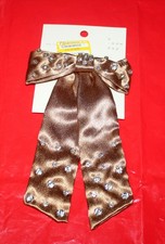 Target Brown Polyester And Rhinestone Hair Clip Bow NEW