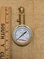 Accu Gage Tire Guage 100 Psi Brass Swivel Accu-gage Accu Gage Tire Guage 100 Psi Brass Swivel Accu-gage
