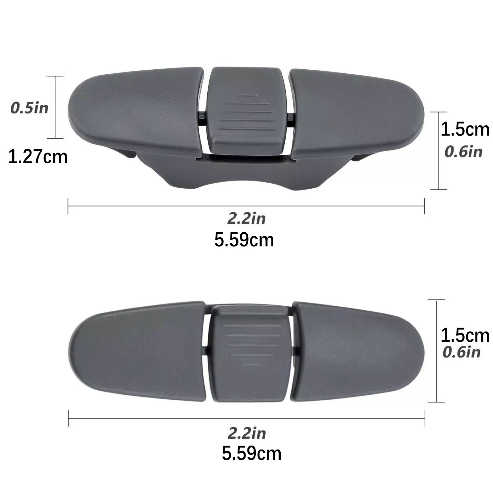 2PCS/Set Dishwasher Stop Track Upper Rack Stop Clip For Whirlpool For Kenmore