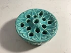 RARE VINTAGE ROOKWOOD VAN BRIGGLE FLORAL DESIGN POTTERY FLOWER FROG NO RES