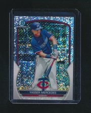 YASSER MERCEDES 2023 BOWMAN CHROME DIAMOND REFRACTOR 282/299 #BCP-99