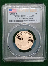 2025 S $1 Sacagawea Dollar PCGS PR70DCAM  First Strike #484
