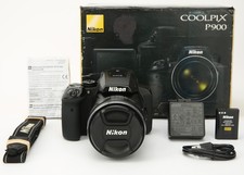 Nikon COOLPIX P900 16MP Digital Bridge Camera with 83x Optical Zoom Lens - BOXED