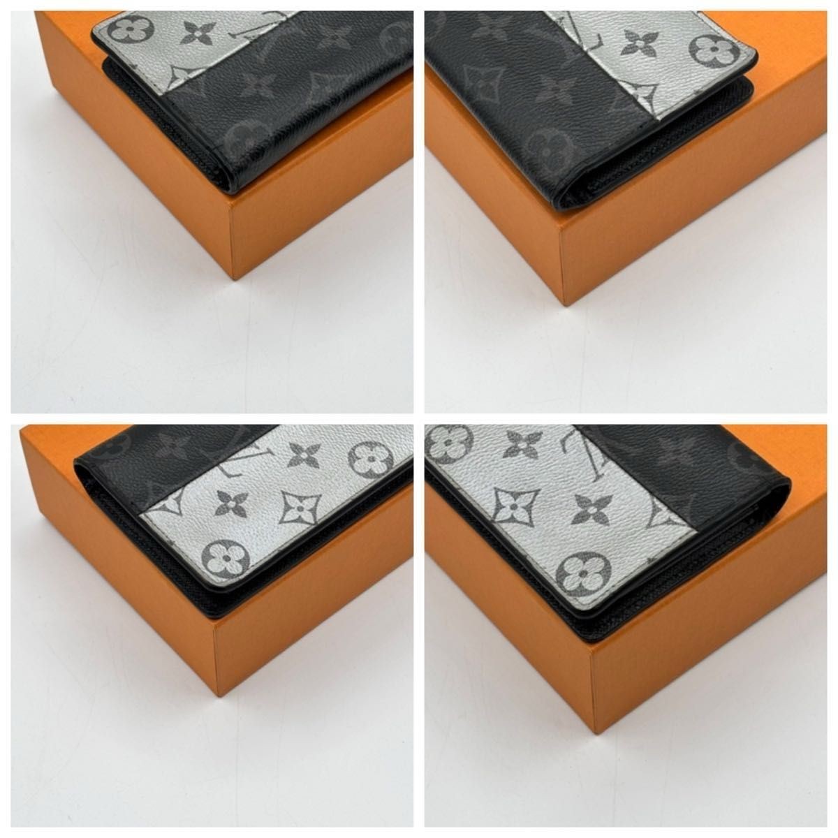 LOUIS VUITTON Wallet: Brazza Split Eclipse Black … - image 10