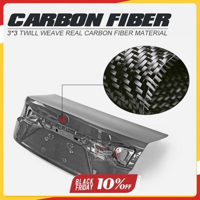 For 19-22 Toyota Corolla Auris E210 5Dr Sedan OEM Carbon Fiber Trunk Lid Bodykit