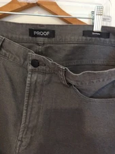 Huckberry Proof Rover Straight Pants In Gray 34x30 - GUC