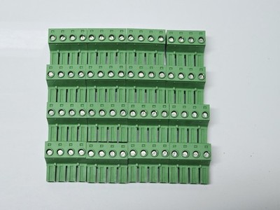 16 Phoenix 4-Pole High-Current PCB Screw Terminal Block 10.16mm Pitch 8AWG