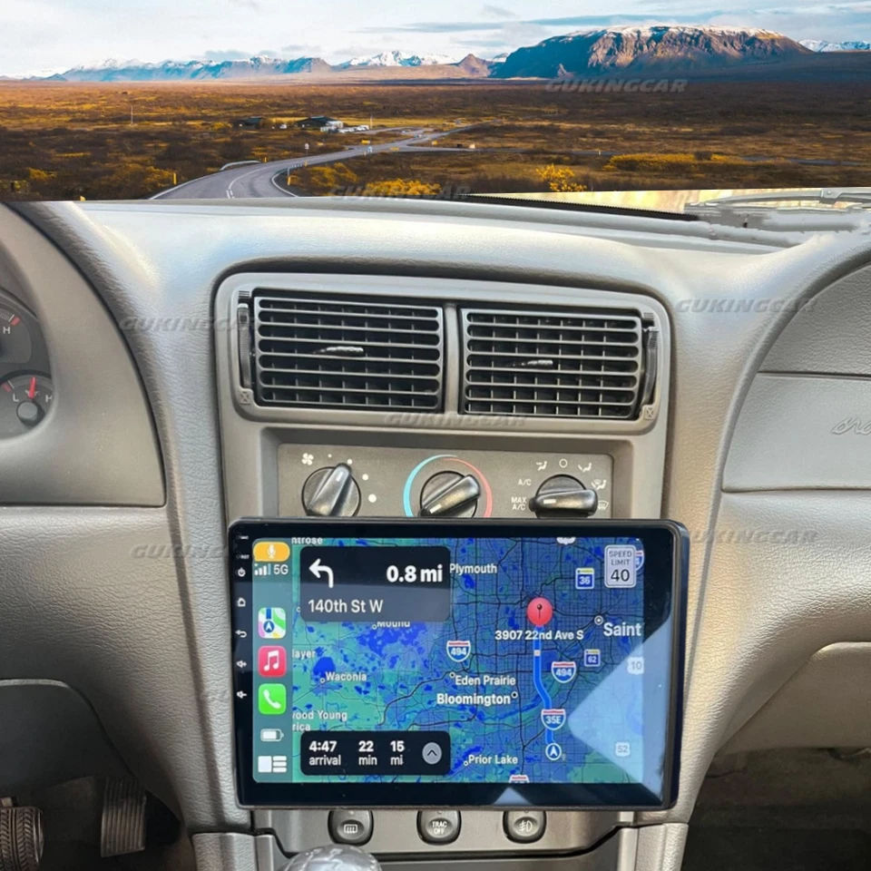 For Ford Mustang 1994-2004 10.1" Android13 Carplay Car Stereo Radio GPS 4+64GB - Imagem 2 de 4