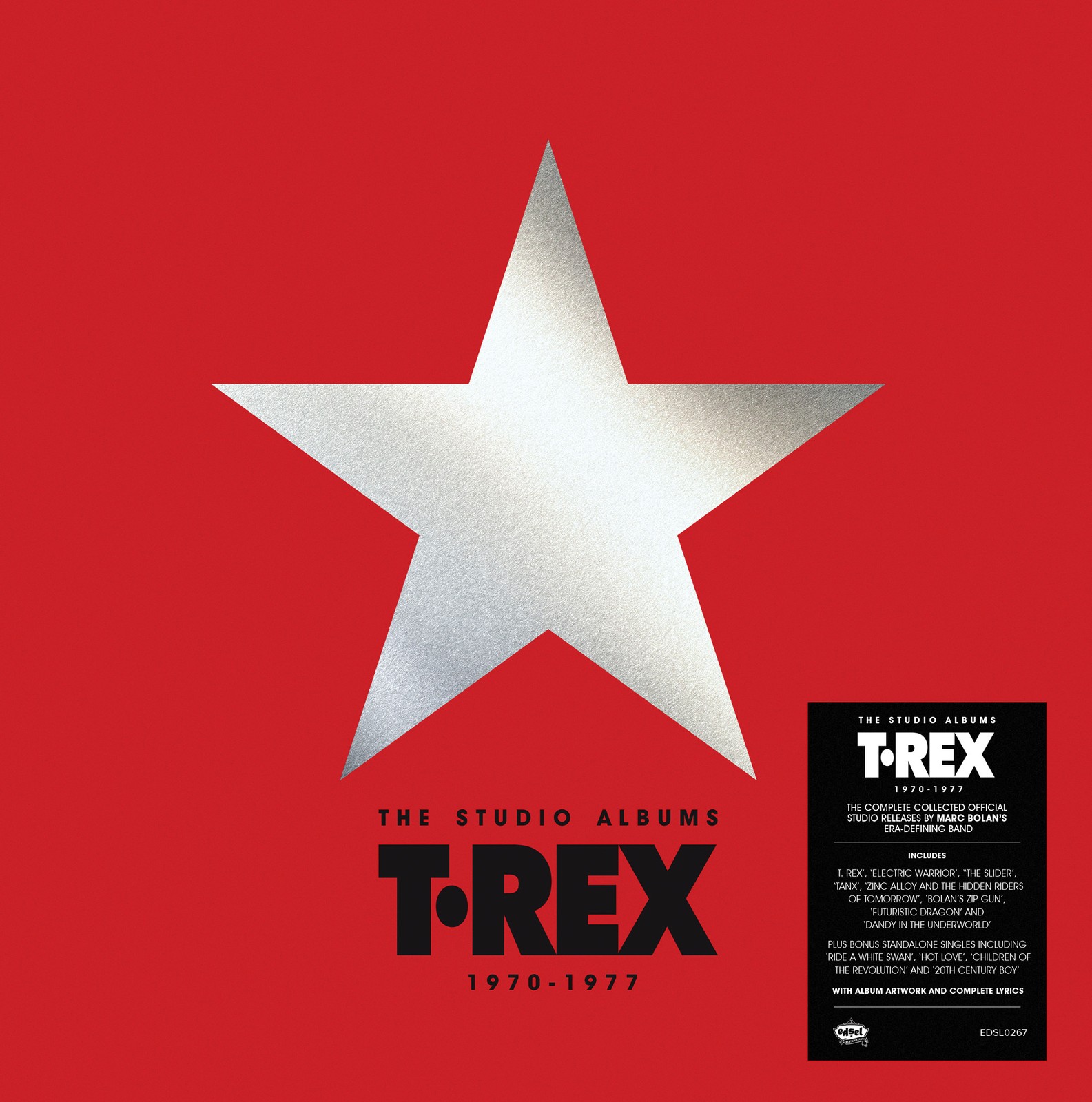 T.Rex The Studio Albums 1970-1977 (Super Deluxe) (CD) Box Set