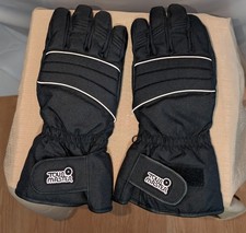 Vintage Tour Master ColdTex Winter Gloves Size M Black Ski Snowmobile Motorcycle
