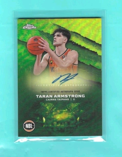Taran Armstrong 2025 Topps Chrome NBL Basketball Card AUTO AUTOGRAPH #A-TA