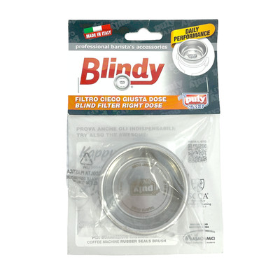 Puly Caff Plus Blindy Original 58 mm Blindfilterkorb Blindscheibe