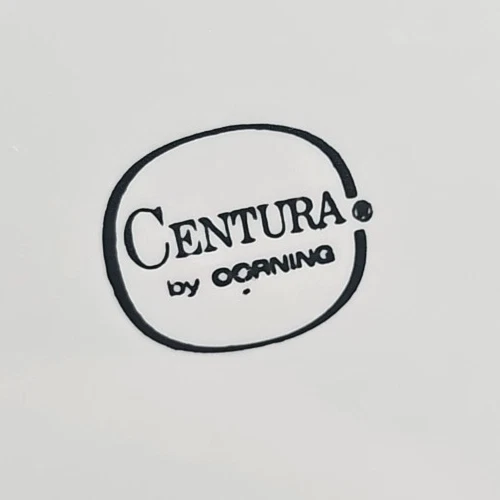 (6) Corning Centura Classic Dinner Plates Set Vintage Gray Circles White MCM Lot - image 3 of 4