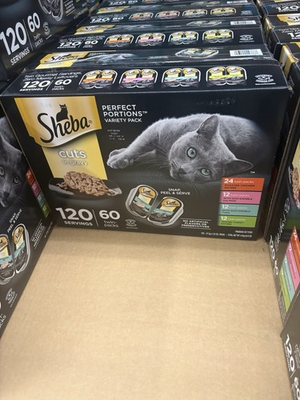 #ad Sheba Perfect Portions Variety Pack Cuts in Gravy Chicken Wet Food $29.99