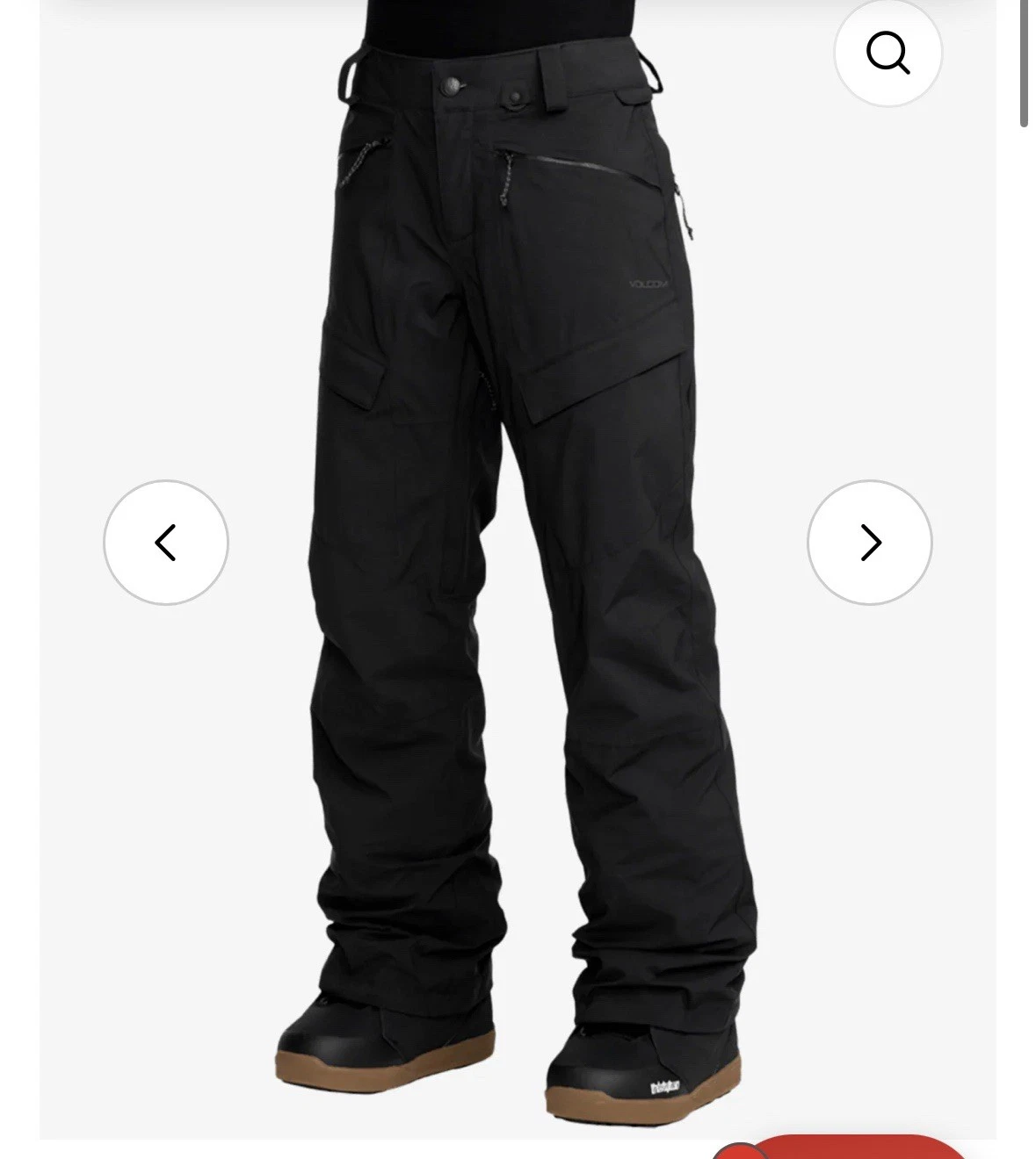 Volcom V.Co AT Stretch GORE-TEX Snow Pants - Womens Large - Black 25/26