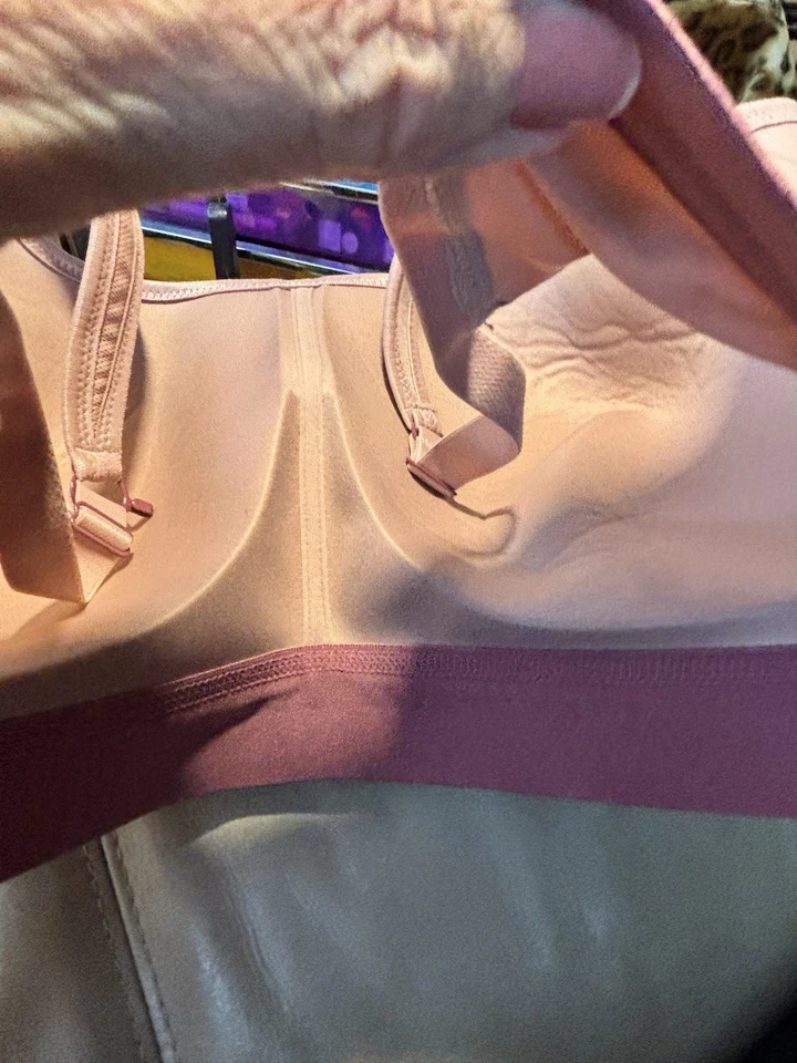 Sujetador deportivo Panache rosa sin aros tazas moldeadas 7341B talla 34GG. Nuevo. Foto 4 de 4