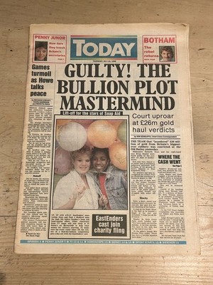 HEUTE Zeitung - 24. Juli 1986 - seltene reguläre Ausgabe siehe Bilder etc.