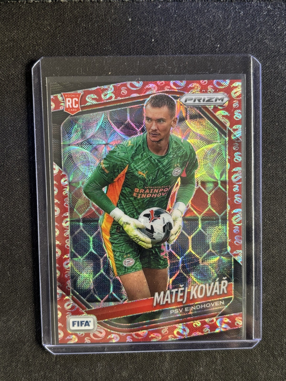 2025-26 Panini Prizm FIFA Soccer Matej Kovar #278 Choice Snake Year /48 RC