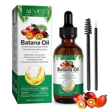 100 Raw Batana Oil for Hair Growth - Natural Organic Scalp  Hair Treatment