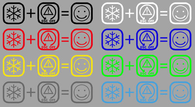 Aufkleber Sticker Schneeflocke DSC ASC off Winter Fun Smiley Drift JDM OEM