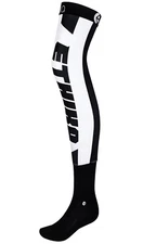Ethika Mens Moto Socks Motocross Knee Brace - THE PITS WHITE