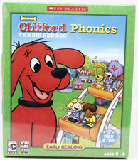 Clifford The Big Red Dog Phonics PC/MAC - Big Box - New Sealed - See desc.